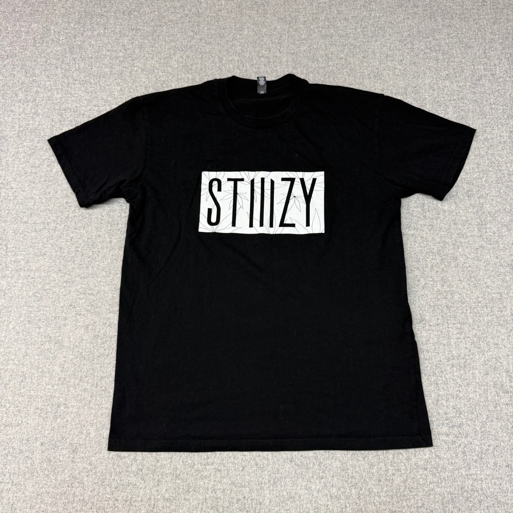 Stiiizy | Graphic T-Shirt | XL | Black | Box Logo Cotton Short Sleeve Tee 1883